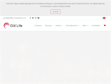 Tablet Screenshot of oldlife-imobiliaria.com